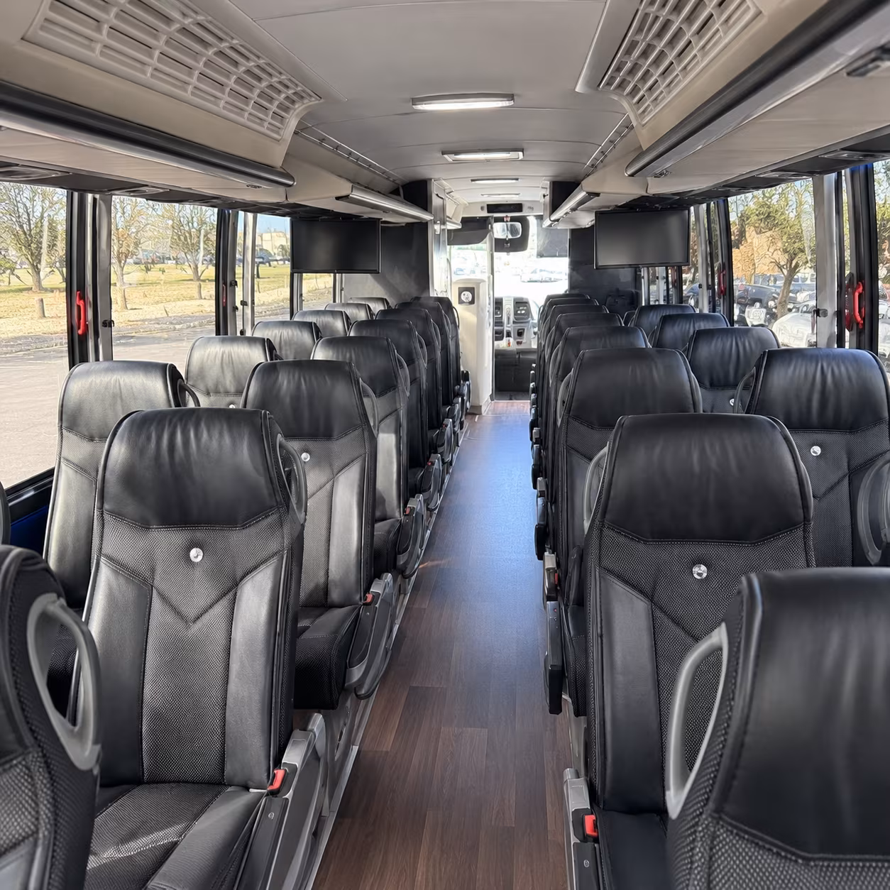 40-56 Passenger Charter Bus Interior