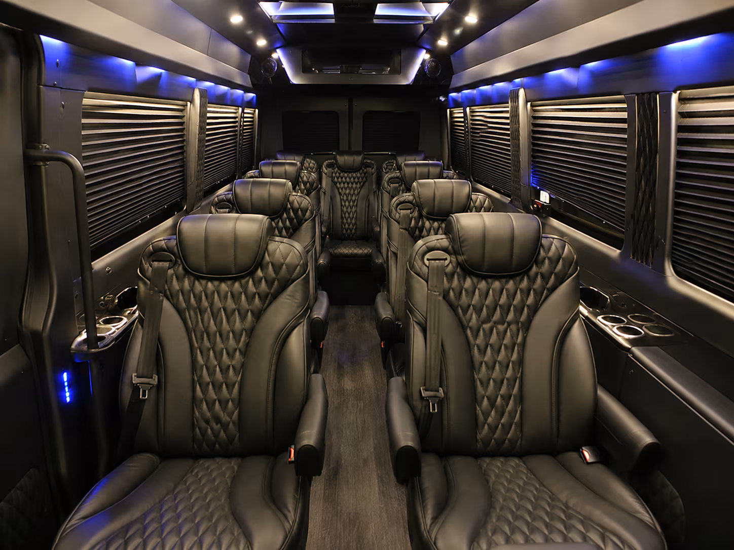 Bakersfield Airport Shuttle & Transportation party bus exterior