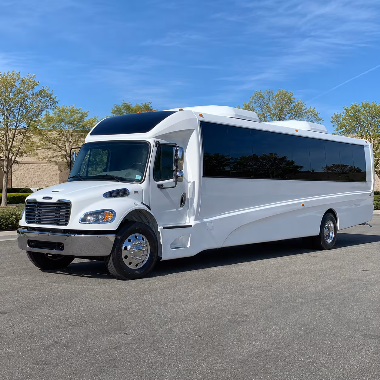 Bakersfield Airport Shuttle & Transportation party bus exterior