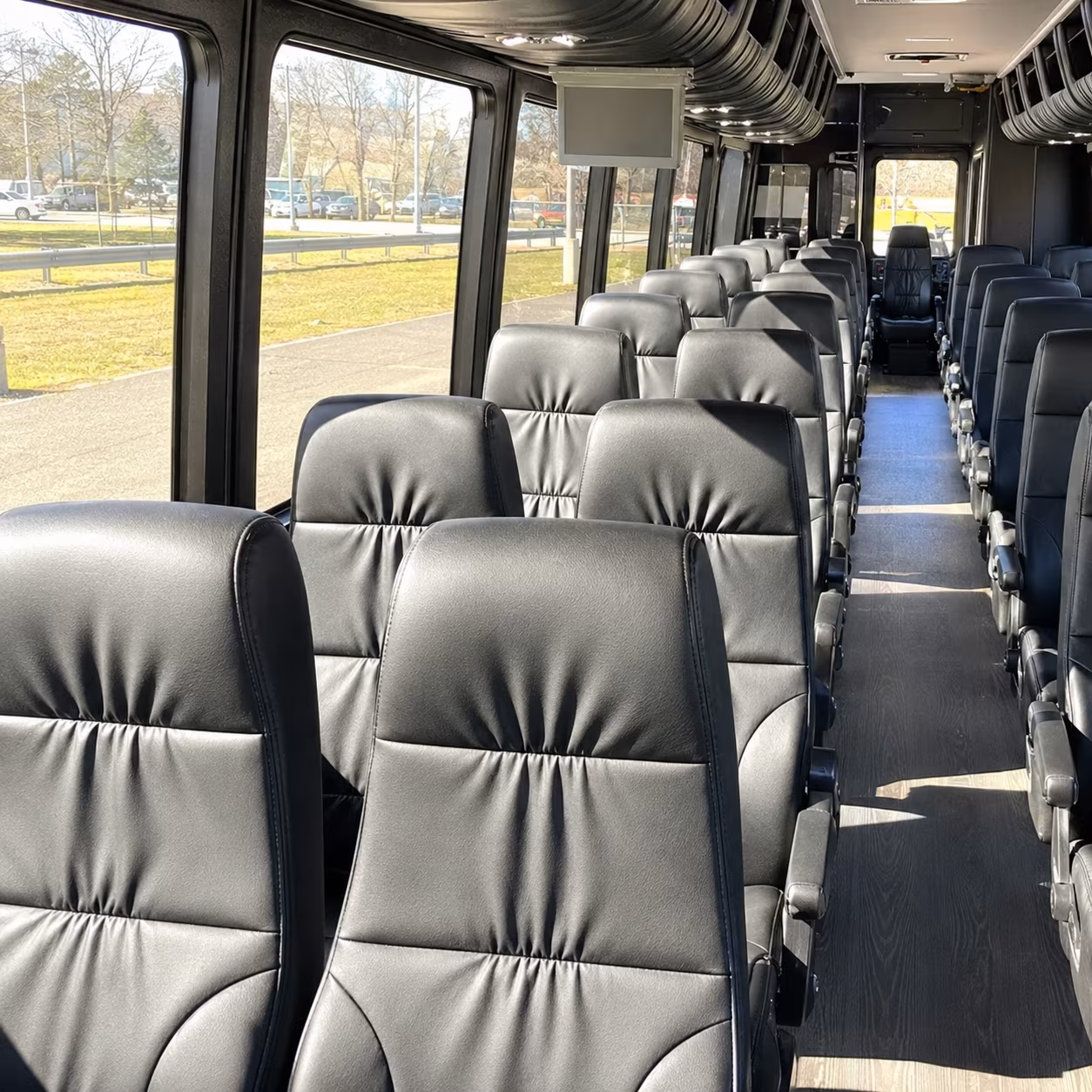 Bakersfield Corporate Transportation party bus exterior