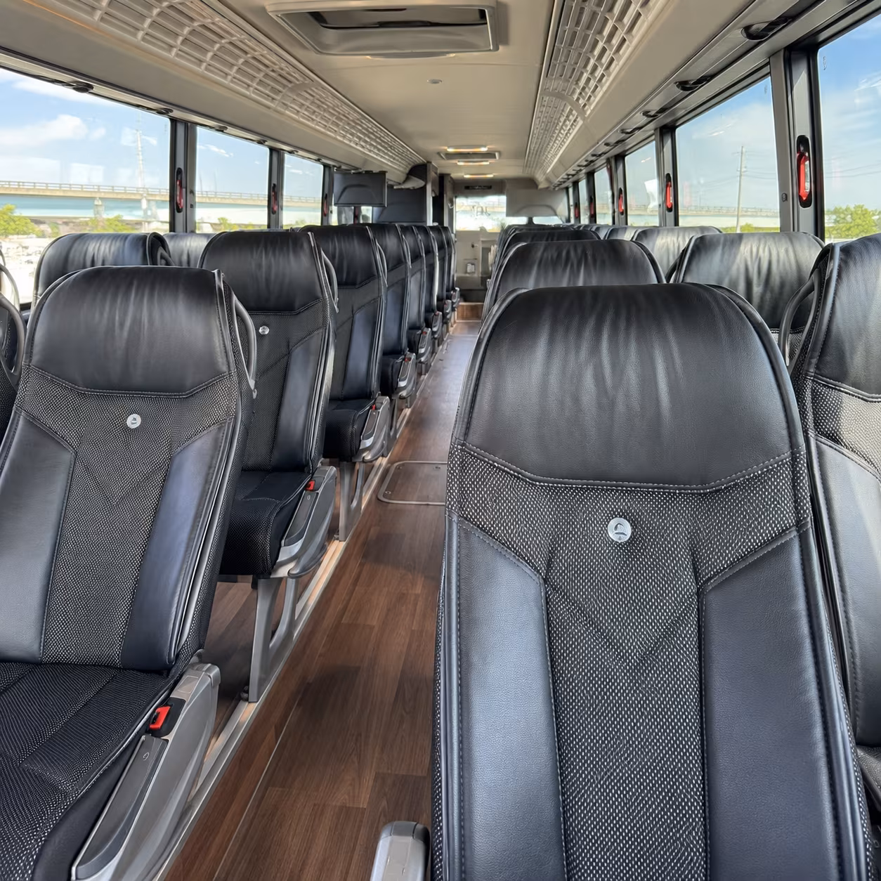 Bakersfield Corporate Transportation party bus exterior