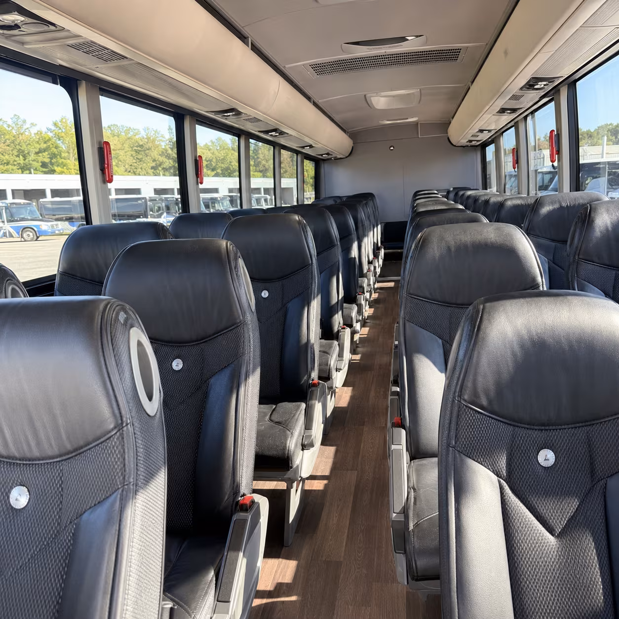 Bakersfield Corporate Transportation party bus interior