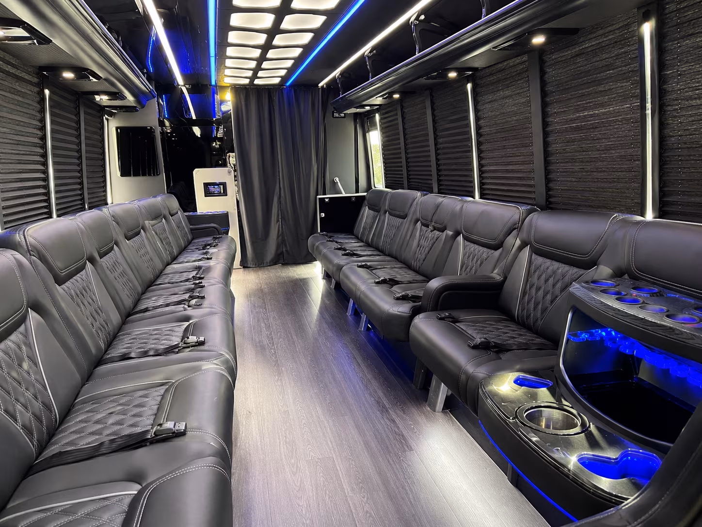 Bakersfield Prom & Homecoming Transportation party bus exterior