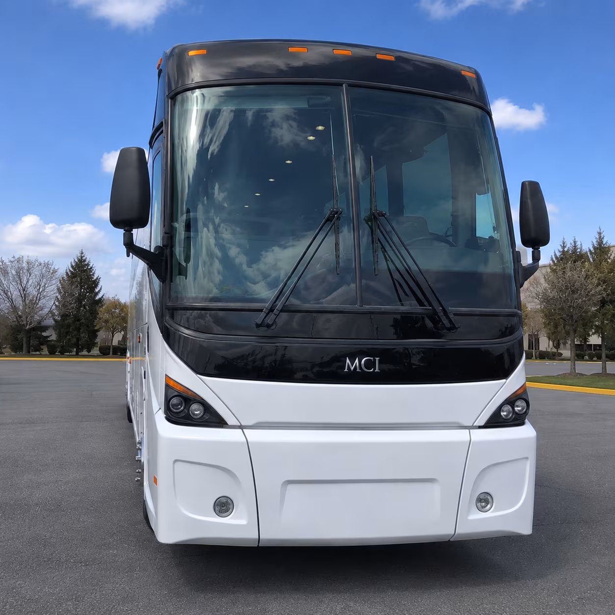 Bakersfield School Event Transportation party bus exterior